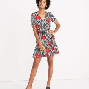 Madewell Ruffle Wrap Dress